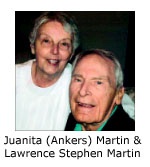 Juanita Ankers Martin and Lawrence S Martin